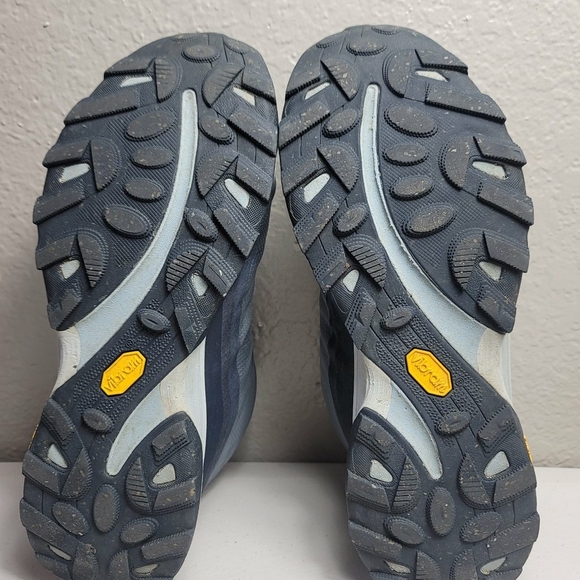 Merrell Moab Speed Mid Gore-Tex Hiking Boots Women's Blue Lightweight - Sz US 10 - Picture 5 of 9